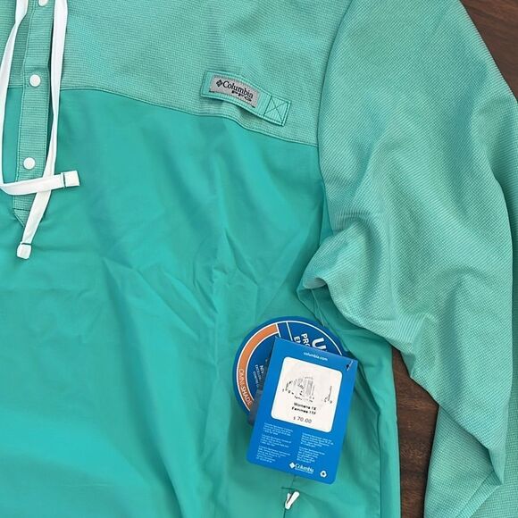 Columbia PFG Omniwick spf 40 Jacket 1X NWT - Picture 2 of 3